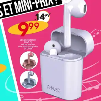 R-MUSIC LES ÉCOUTEURS SANS FIL