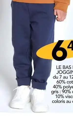 Stokomani Lee Cooper LE BAS DE JOGGING offre