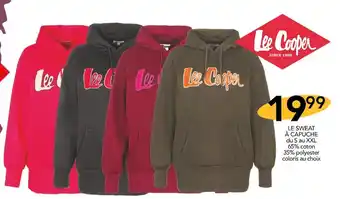 Stokomani Lee Cooper LE SWEAT À CAPUCHE offre