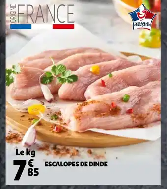 Auchan Escalopes de dinde offre
