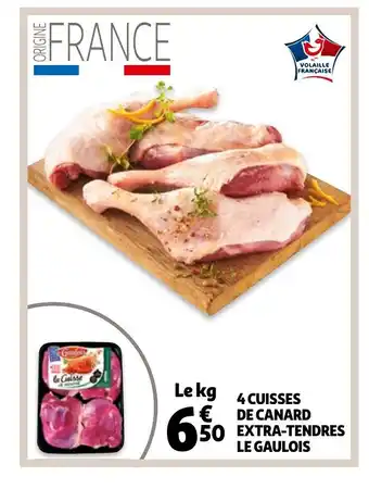 4 Cuisses de canard extra-tendres le gaulois