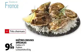 Auchan Huitres creuses spéciales offre