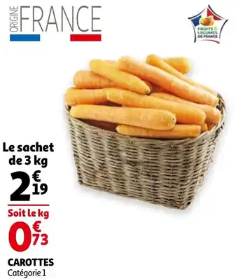 Auchan Carottes offre