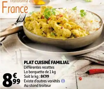 Auchan Plat cuisiné familial offre