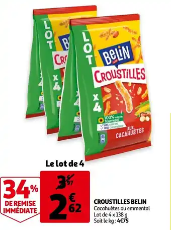 Auchan Croustilles belin offre
