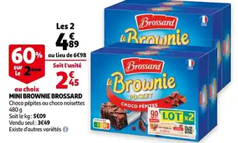 Auchan Mini brownie brossard offre