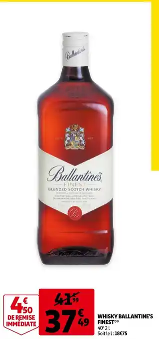 Whisky ballantine's finest