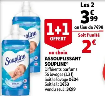 Auchan Assouplissant soupline offre