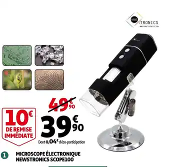 Auchan Microscope électronique newstronics scope100 offre