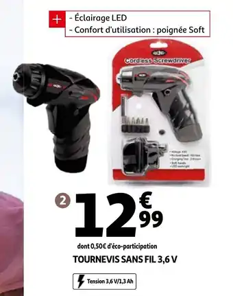 Auchan Tournevis sans fil offre