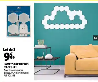 Auchan Lampes Tactile Nid d'Abeille offre