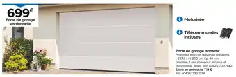 Castorama Porte de garage Isomatic offre