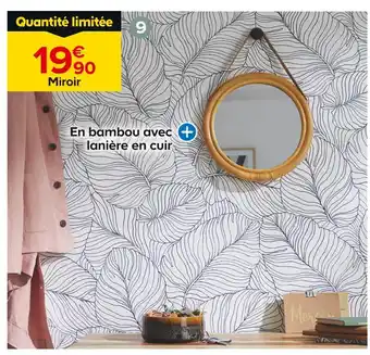 Castorama Miroir lanière offre