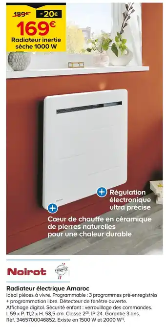Noirot Radiateur électrique Amaroc