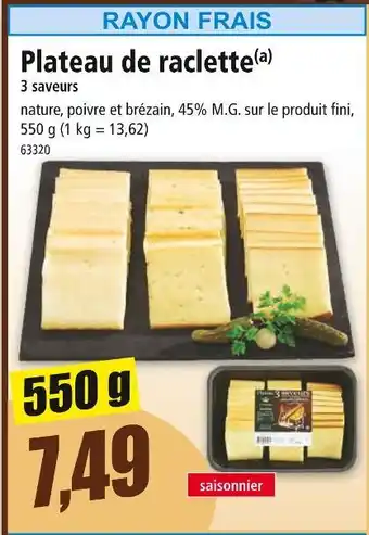 Norma Plateau de raclette offre