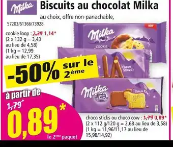 Norma Milka Biscuits au chocolat offre