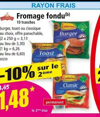 Norma LECKERROM Fromage fondu offre