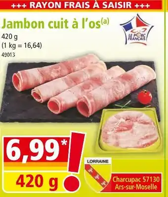 Norma Jambon cuit à l’os offre