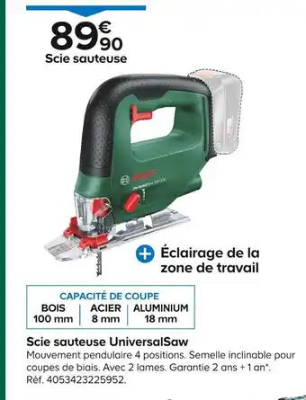 Castorama BOSCH Scie sauteuse UniversalSaw offre