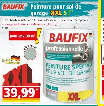 Norma BAUFIX Peinture pour sol de garage 5 l offre