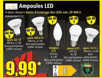 Norma I GLOW Ampoules LED offre