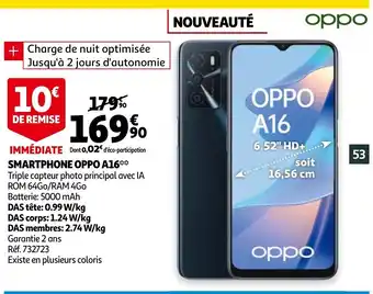 Smartphone Oppo A16