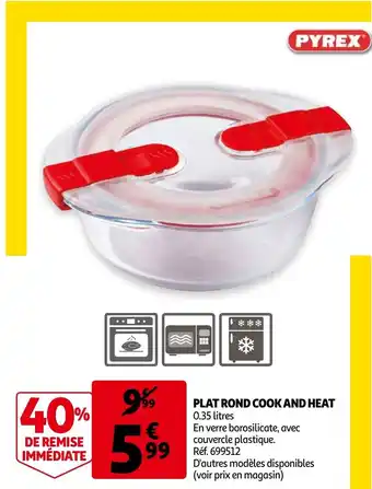 Auchan Plat Rond Cook And Heat offre