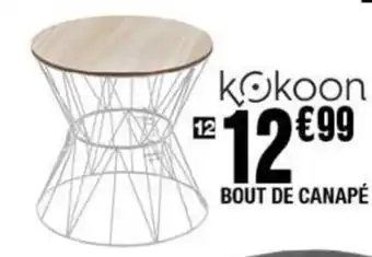 BOUT DE CANAPÉ