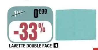 La Foir'Fouille LAVETTE DOUBLE FACE offre