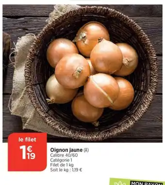 Bi1 Oignon jaune (A) offre