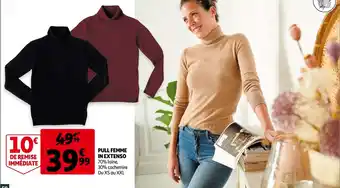 Auchan Pull Femme In Extenso offre