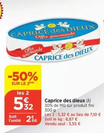 Caprice des dieux (A)