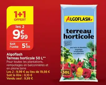 Bi1 Algoflash Terreau horticole 50 L offre