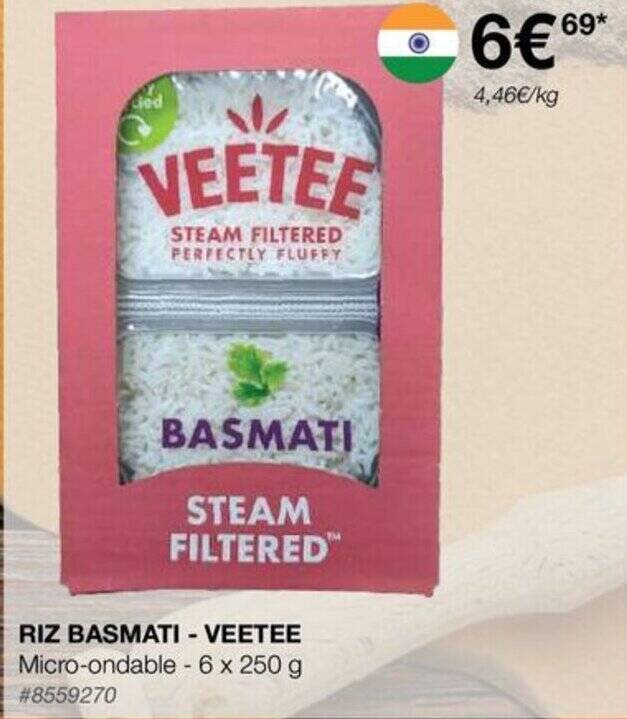 Promo RIZ BASMATI VEETEE chez Costco