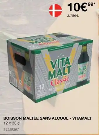 Costco BOISSON MALTÉE SANS ALCOOL - VITAMALT 12 x 33 cl offre