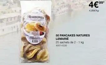 Costco 50 PANCAKES NATURES LEMARIÉ offre