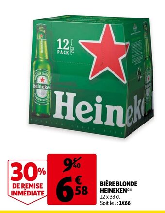 Bière Blonde Heineken