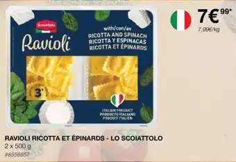 Costco RAVIOLI RICOTTA ET ÉPINARDS - LO SCOIATTOLO offre