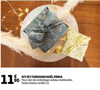 Auchan Kit Diy Furoshiki Noël Prima offre