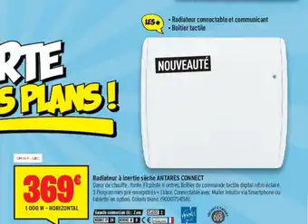 Bricorama Radiateur À Inertie Sèche ANTARES CONNECT offre