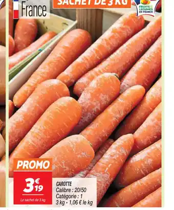 Netto CAROTTE offre