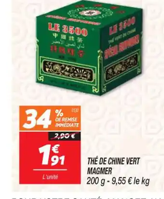 Netto THÉ DE CHINE VERT offre