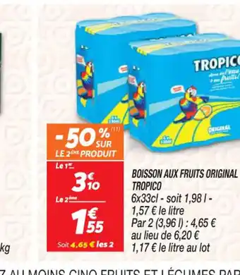 Netto BOISSON AUX FRUITS ORIGINAL TROPICO offre