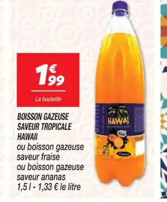 Netto BOISSON GAZEUSE SAVEUR TROPICALE HAWAII offre