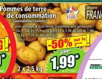 Norma Pommes de terre de consommation offre