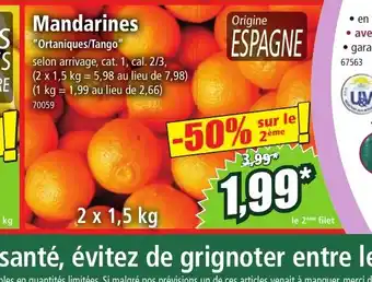 Norma Mandarines offre