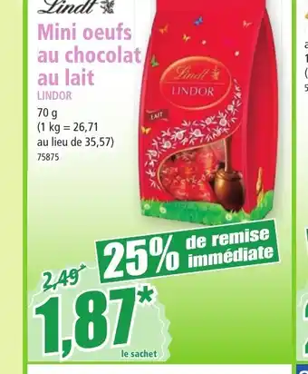 Norma Mini oeufs au chocolat au lait offre