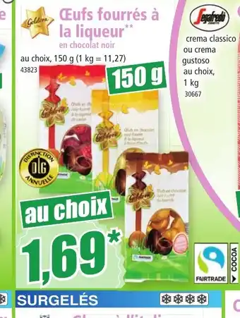 Norma Œufs fourrés à la liqueur offre
