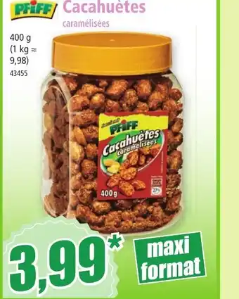 Norma PFIFF Cacahuètes offre