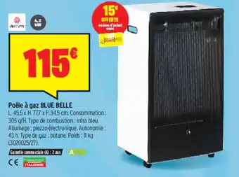 PoĂȘle Ă Gaz Blue Belle